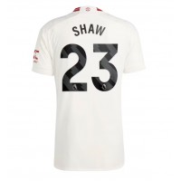 Camiseta Manchester United Luke Shaw #23 Tercera Equipación Replica 2023-24 mangas cortas